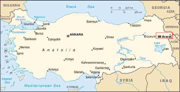 map of Ararat