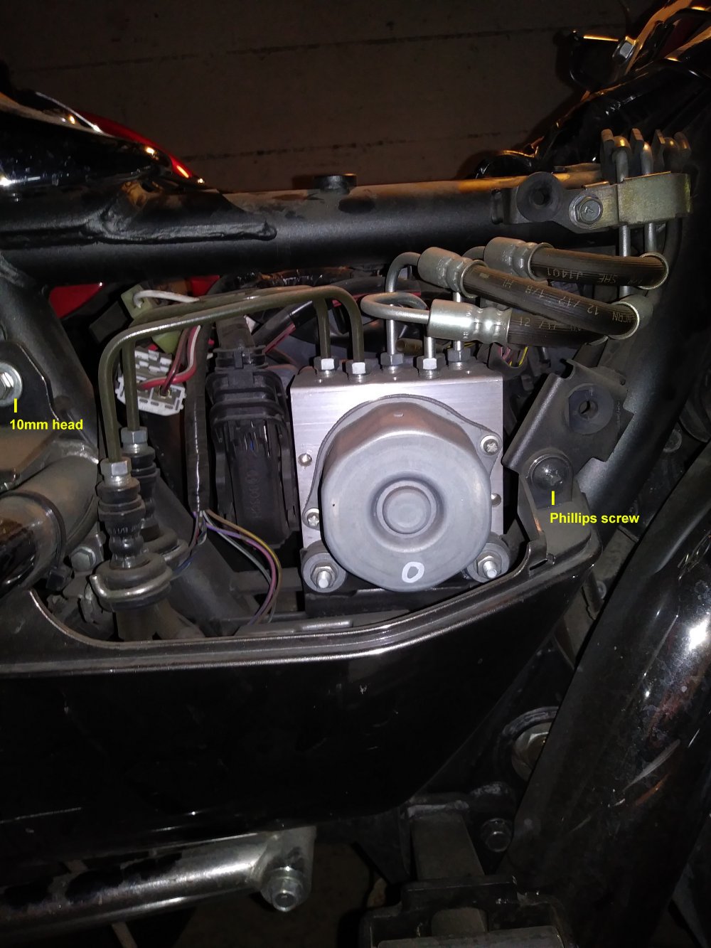 1/2 right side panel cover removed
